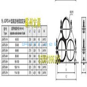 JGW(2)-1型高壓電纜固定夾生產(chǎn)商